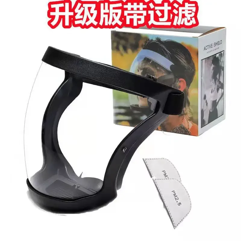 Work Protection Mask Full Face Protector Shield Transparent Facial Protector Face Protective Screen Kitchen Accessories Gadgets work protection mask