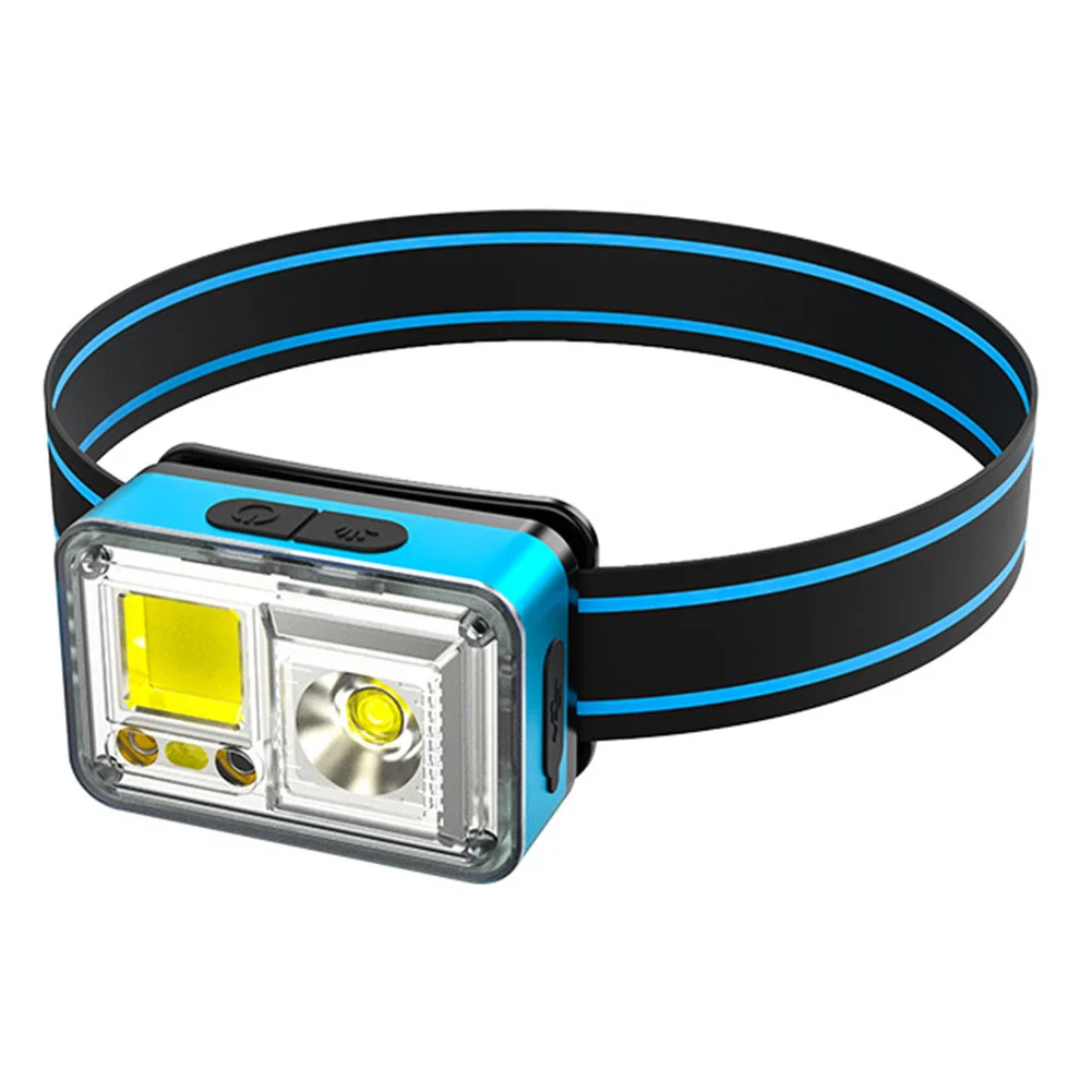

Super Bright Headlamp Headlight Head Torch Led Rechargeable Flashlight For Fishing Camping Cycling Outdoor Tools Sensor Headlamp
