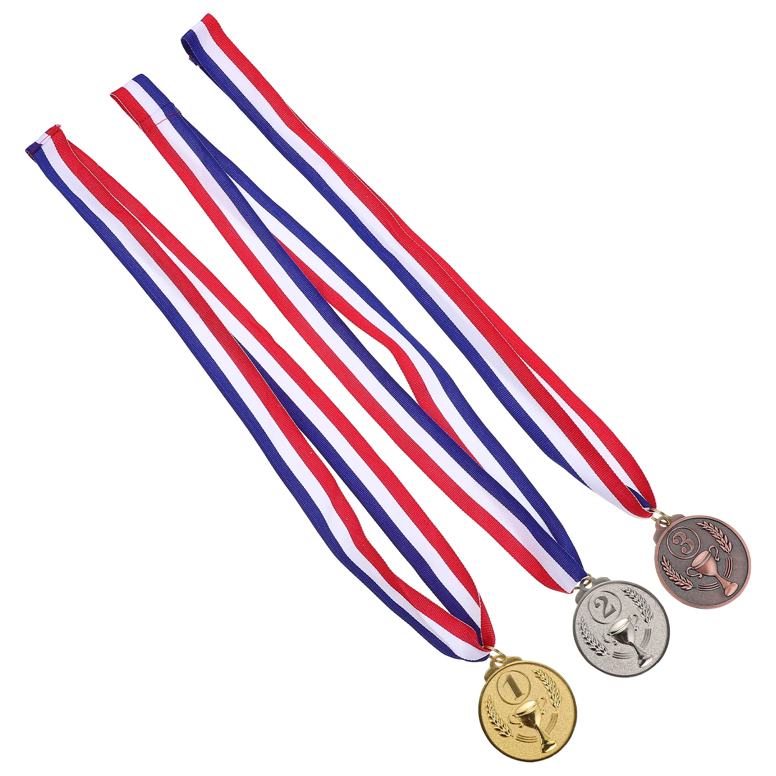 

3pcs Competition Winner Awards Medal Exquisite Metal Wards Sports Meeting Awards