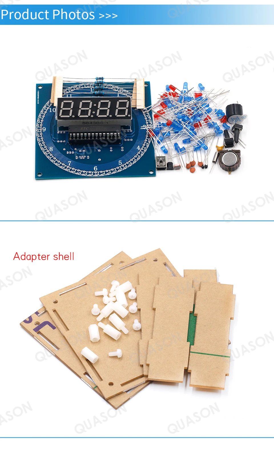 rotativo ds1302 kit diy display de temperatura led para arduino