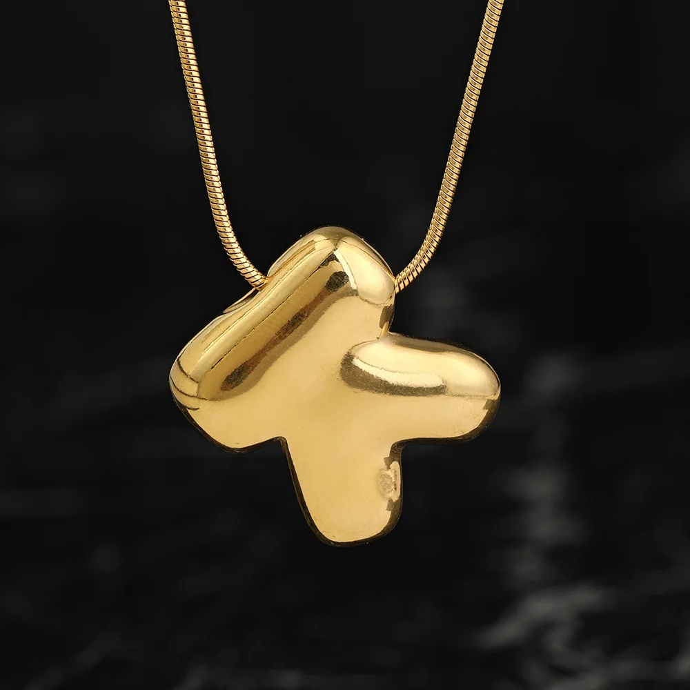 Classic Refined Elegant Women Jewelry Accessory Bubble 26 English Letter Necklace Pendant DIY Accessories 11