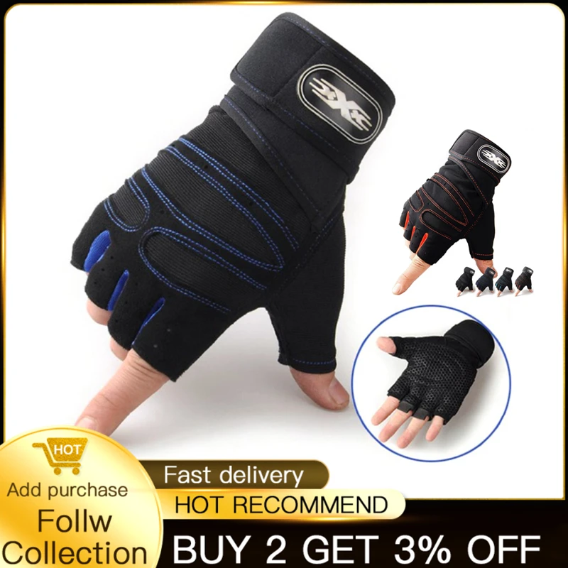 Sanwood Fitness Handschuhe - Half Finger Unisex Für Gym Und Radfahren