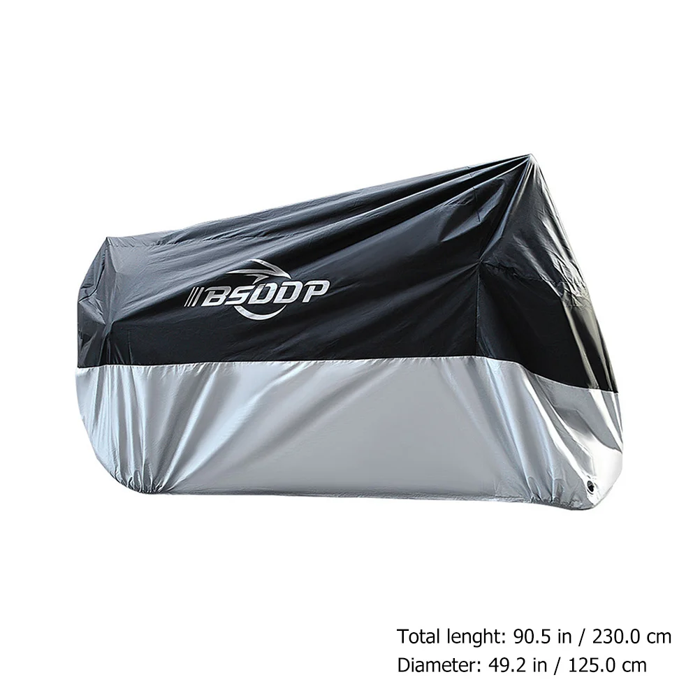 Cover Motorcycle Car Covers Shelter Rain Motorbike Automobiles Scooter Dust Protector Anti Black Wrap Day Rainy Quad coffer