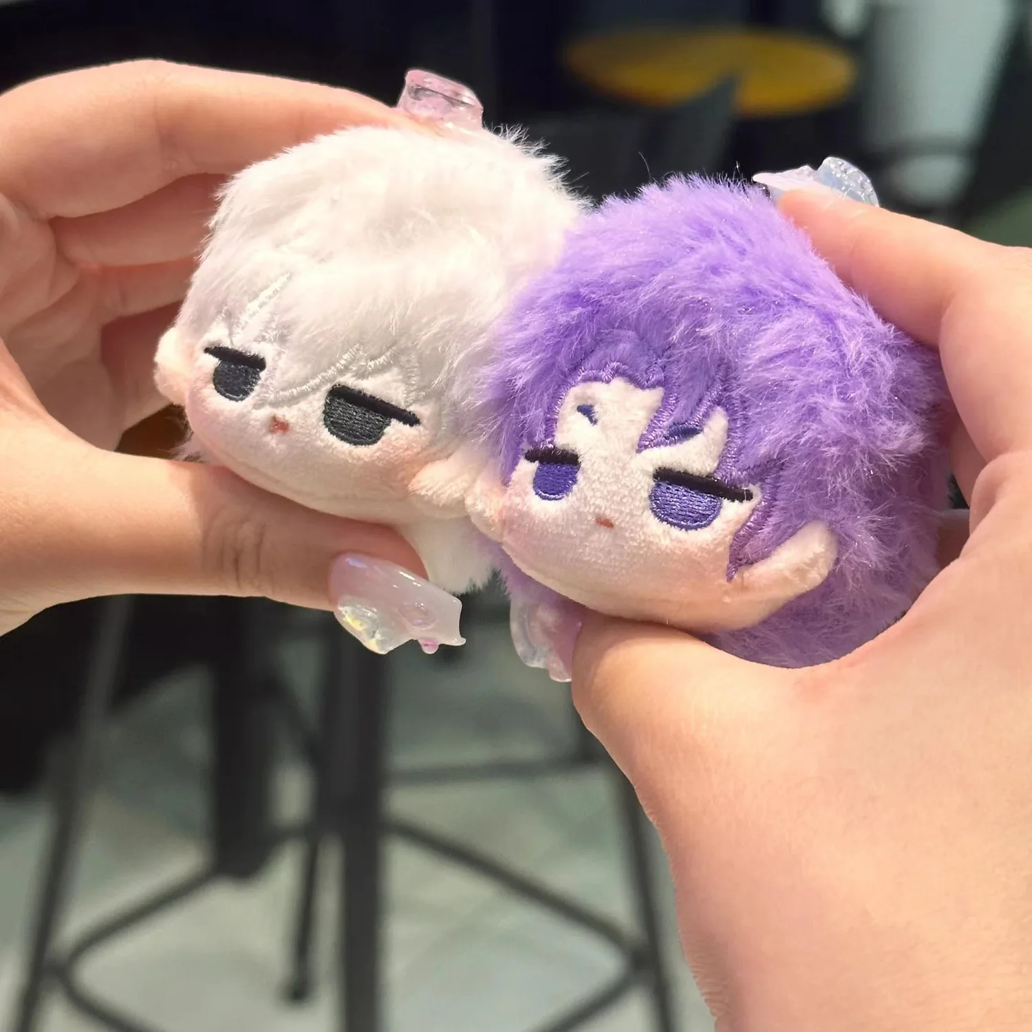 

5CM Mini Plush Dolls Dango Anime Game Reo Mikage Seishiro Nagi BLUE LOCK Cosplay Cute Toys Bag Pendant Keychain Accessories Gift