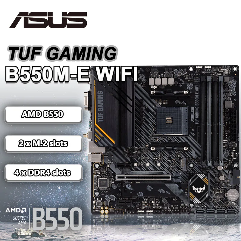 Asus neues tuf gaming B550M E (wi fi) motherboard kit ryzen am4 cpu ...