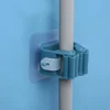 Mop Rack Bathroom Accessories Wall Mounted Shelf Organizer Hook Broom Holder Hanger Behind Doors On Walls Kitchen Storage Tool 3