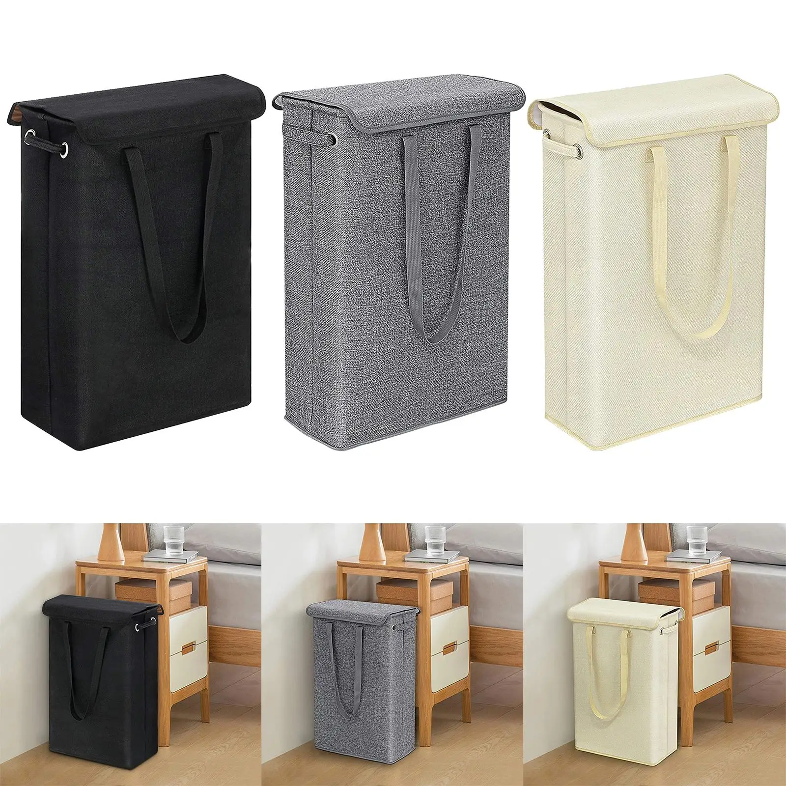 

45L Folding Dirty Laundry Basket Washing Clothes Storage for Bathroom Closet
