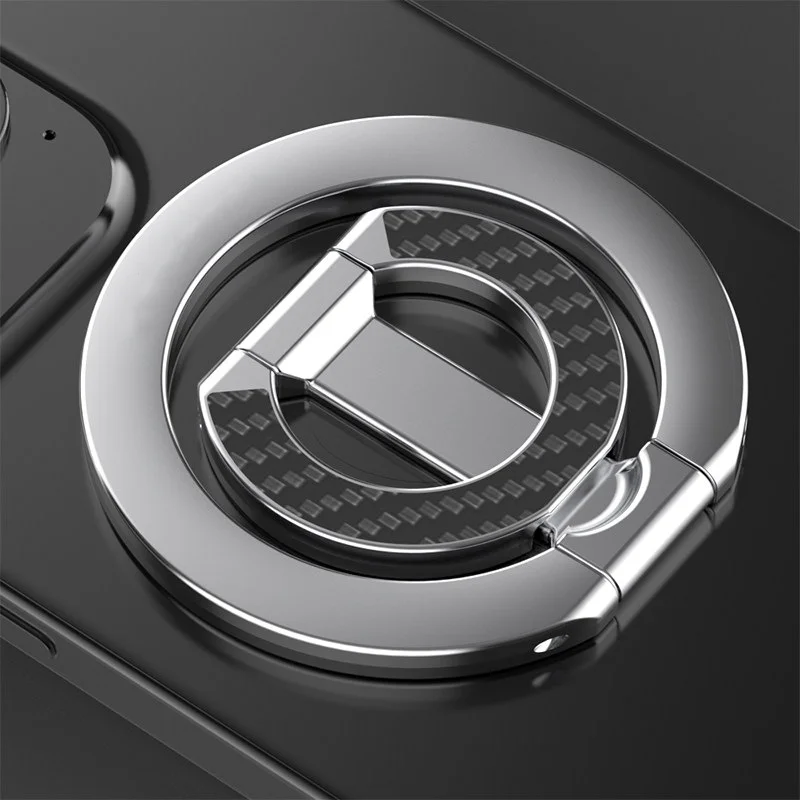 Versatile Magnetic Phone Ring Grip and Kickstand - Portable Smartphone Holder Accessory