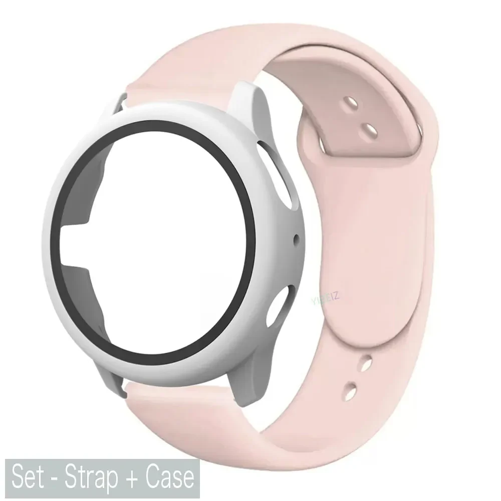 Protective Glass Film Case & Strap Set with Bracelet Accessories
