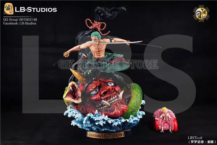 

ONE PIECE Roronoa Zoro LBS GK Original Product statue Anime model Toy Gift for kid