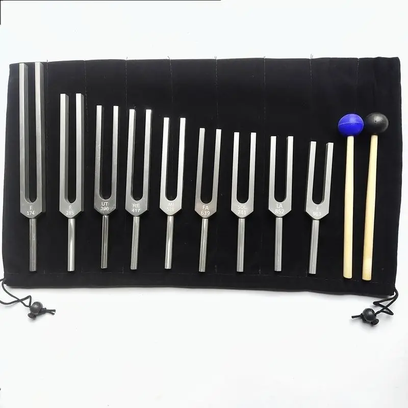 174Hz-963Hz チャクラ音叉サウンドヒーリングツールヨガディアパソン