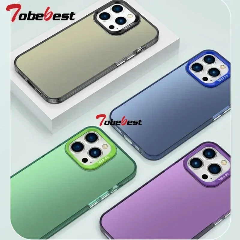 Armor Shockproof Laser Aurora Case – Matte IMD Protective Cover