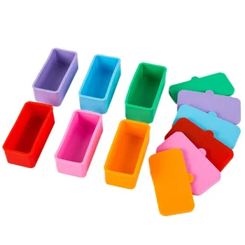 Ensemble de Filles en Silicone à Haute Température, Peut Être Cuit à la Vapeur, Emballage Alimentaire pour Réfrigérateur, Garde au Frais, 1/3 Pièces 1