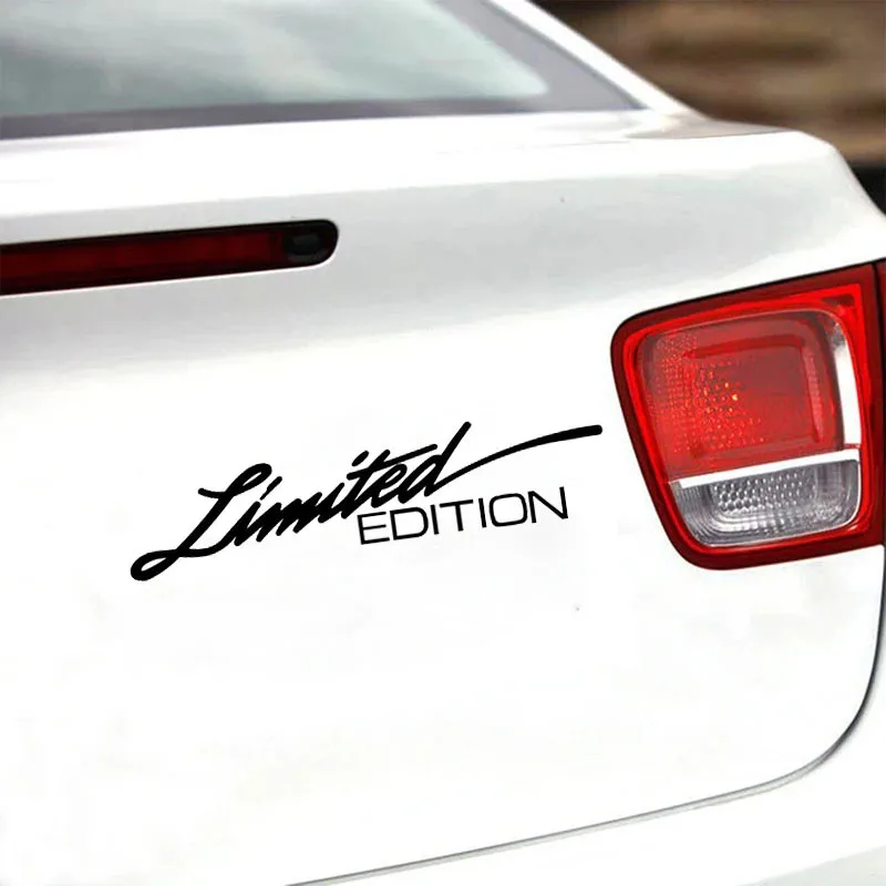 2PCS 16*4cm Creative Motorcycle Sticker LIMITED EDITION Fashion Auto Body Glass Decoration Reflective Laser Decal