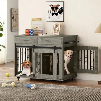Dog Kennel Furniture, Indoor Kennel End Table, Pet Kennel Furniture 2