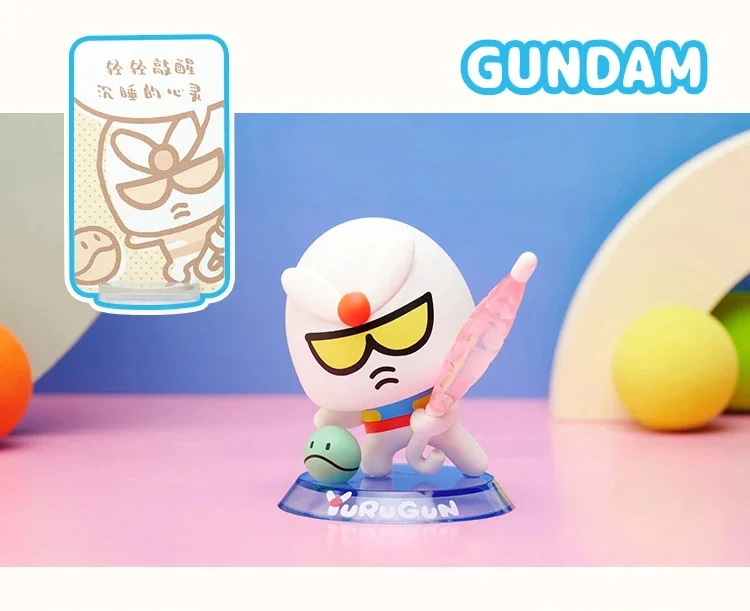 Bandai Gundam Action Figures Model YuRuGun ZAKU Char's ZAKU GM DOM