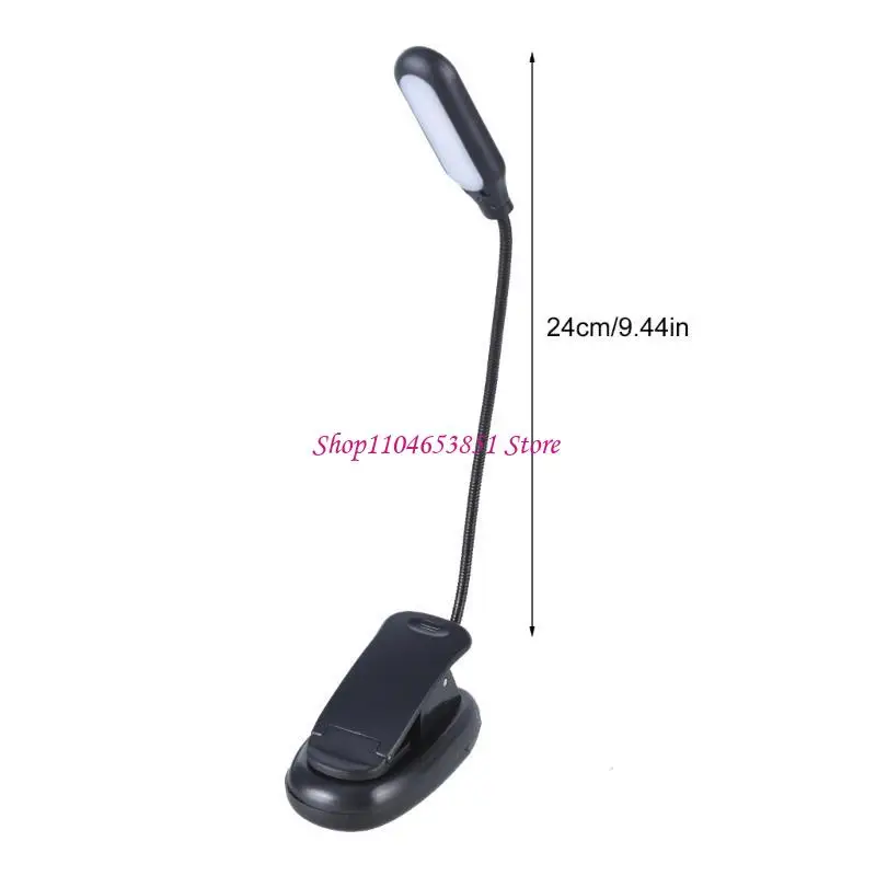 3가지 색상 모드 밝기 눈 배려를 갖춘 조명 LED USB 램프의 책상용 램프 클립