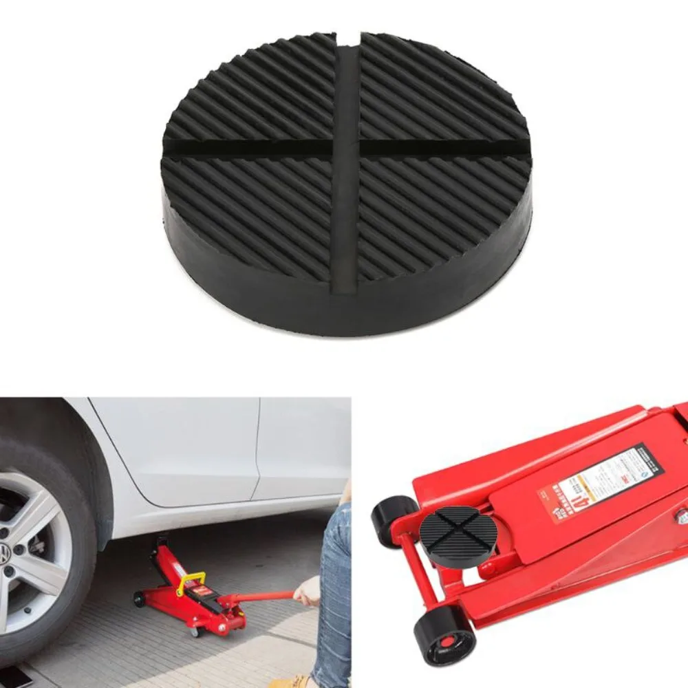 

Rubber Side Lifting Disk Guard Adapter Floor Slotted Jack Pad Frame Protector for Pinch Weld