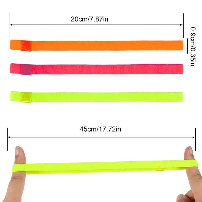 Sports Headbands Candy Color Women Men Yoga Hair Bands Sports Headband Non-slip Running Elastic Rubber Sweatband Hair Accessories