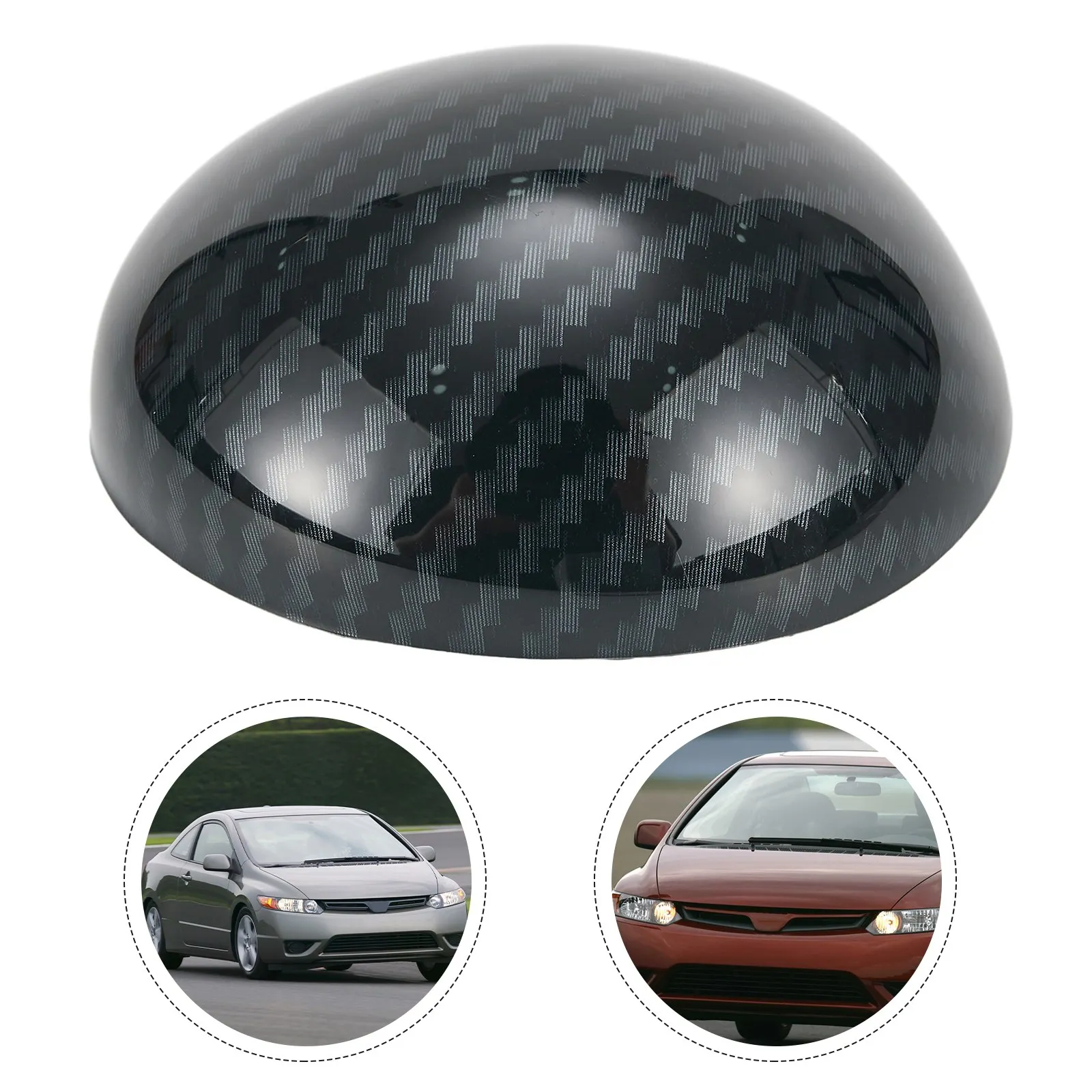 

Carbon Fiber Color Gear Shift Knob Head Trim Cover Fits For Honda Civic 2006-11 Car Automobiles Interior Accessories