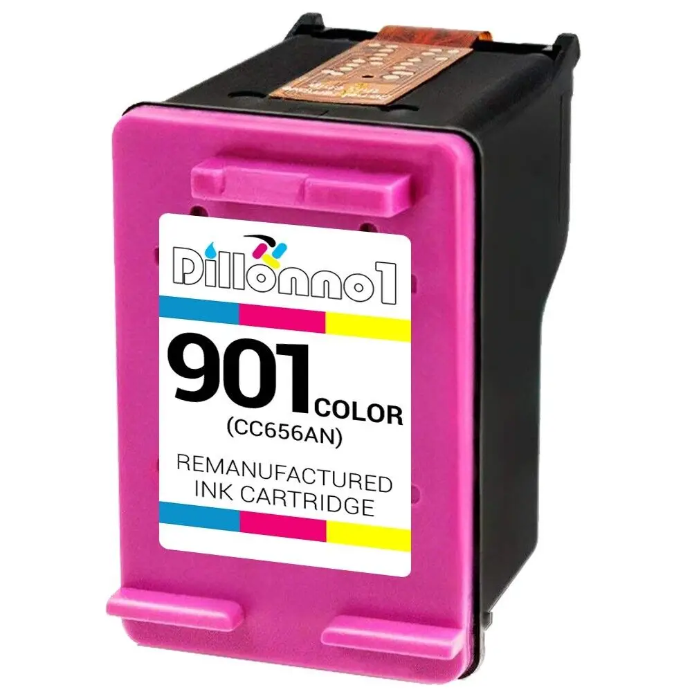 901 (Cc656An) Cartuccia Di Inchiostro A Colori Per Hp Officejet G510A J4524 J4540 J4680 4500