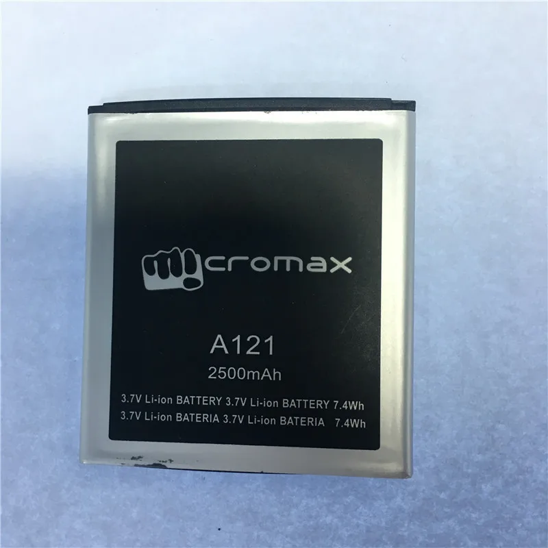 

Mobile phone battery for Micromax A121 battery 2500mAh High capacity Long standby time Mobile Accessories