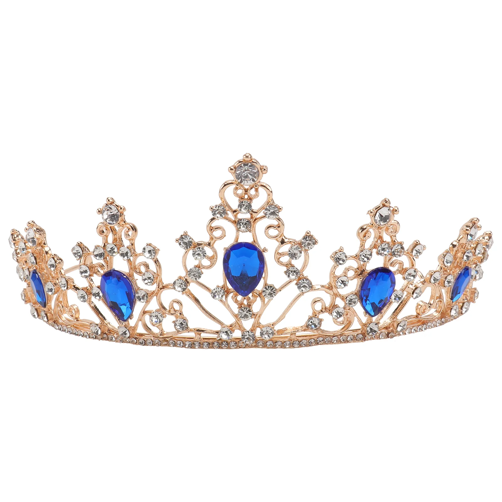 

Gemstone Rhinestone Tiara Banquet Brides Wedding Headband