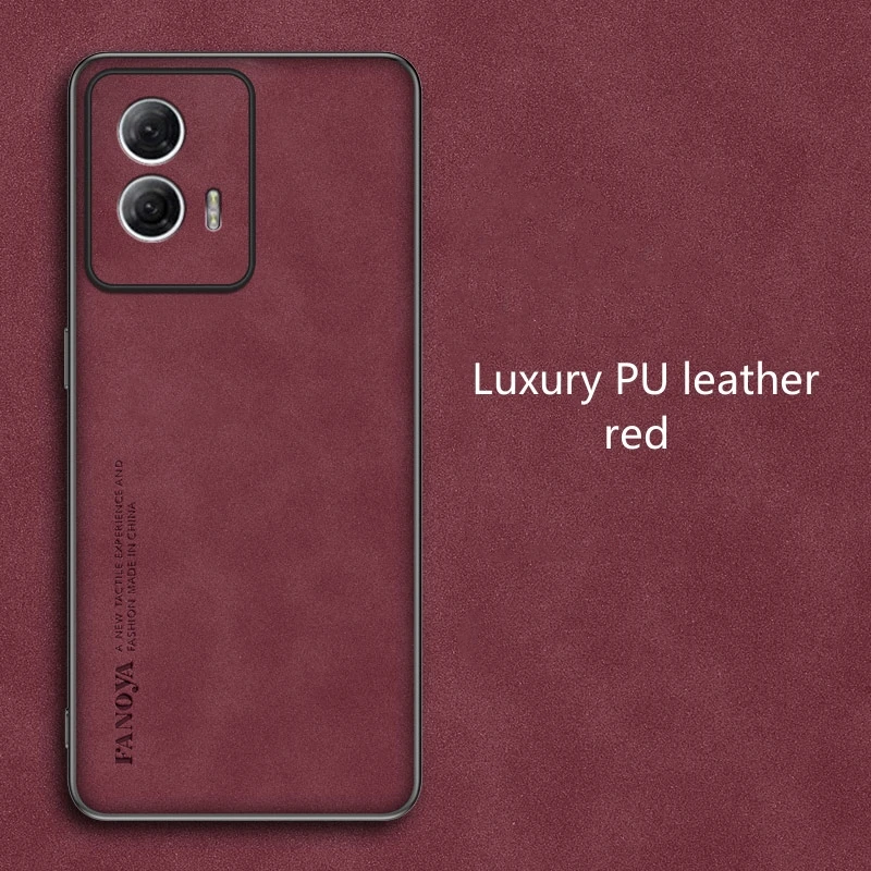 Luxurious Leather Comfort Shockproof Case for Motorola Edge 50 Fusion