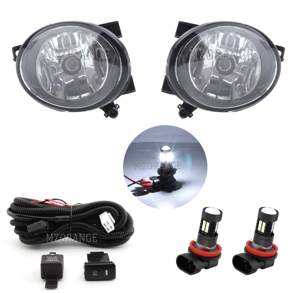 Enhanced LED Fog Lights with Cover Grill Bezel