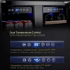 QWAAOBOSI 24 Inch Wine and Beverage Refrigerator;Capacity Wine Cooler with Dual Zone-Wine Fridge Built in Counter or Freestandin 2