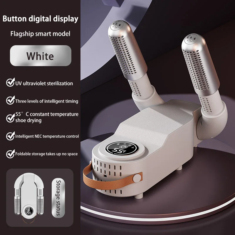 Intelligent Shoe Dryer Purple Light Deodorizing Portable Foldable Dryer Timer Autumn Winter Home Electric Foot Boot Dryer 2026 5