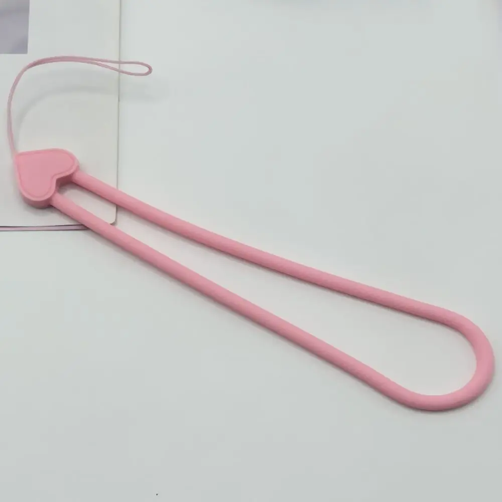 Silicone Wrist Strap Phone Charm and Lanyard
