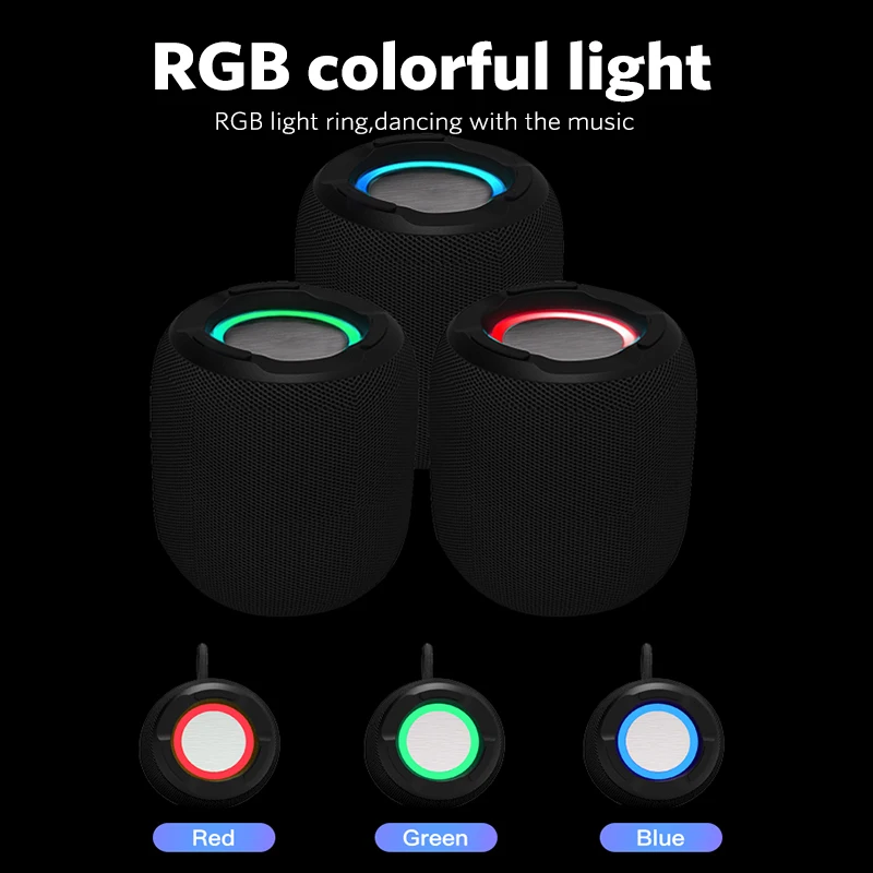Meegoo Portable Wireless Bluetooth Speaker With Enhanced Bass_voghion.com
