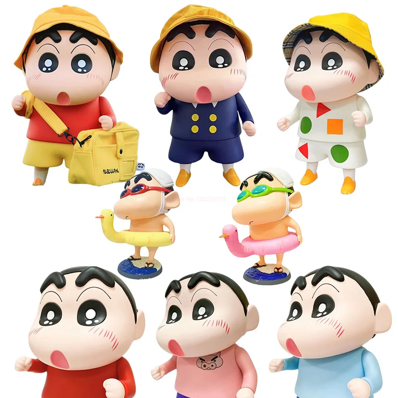 

42cm Crayon Shin-chan Anime Figure 1:1 Shin-chan Extra Large Action Figurine Kawaii Boys Collectble Models Birthday Gifts Toy Gk