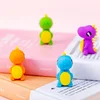 3Pcs/Lot Kawaii Cartoon Dinosaur Pencil Erasers 3D Creative Eraser Rubber for Kids Children Student School Stationery Wholesale 6