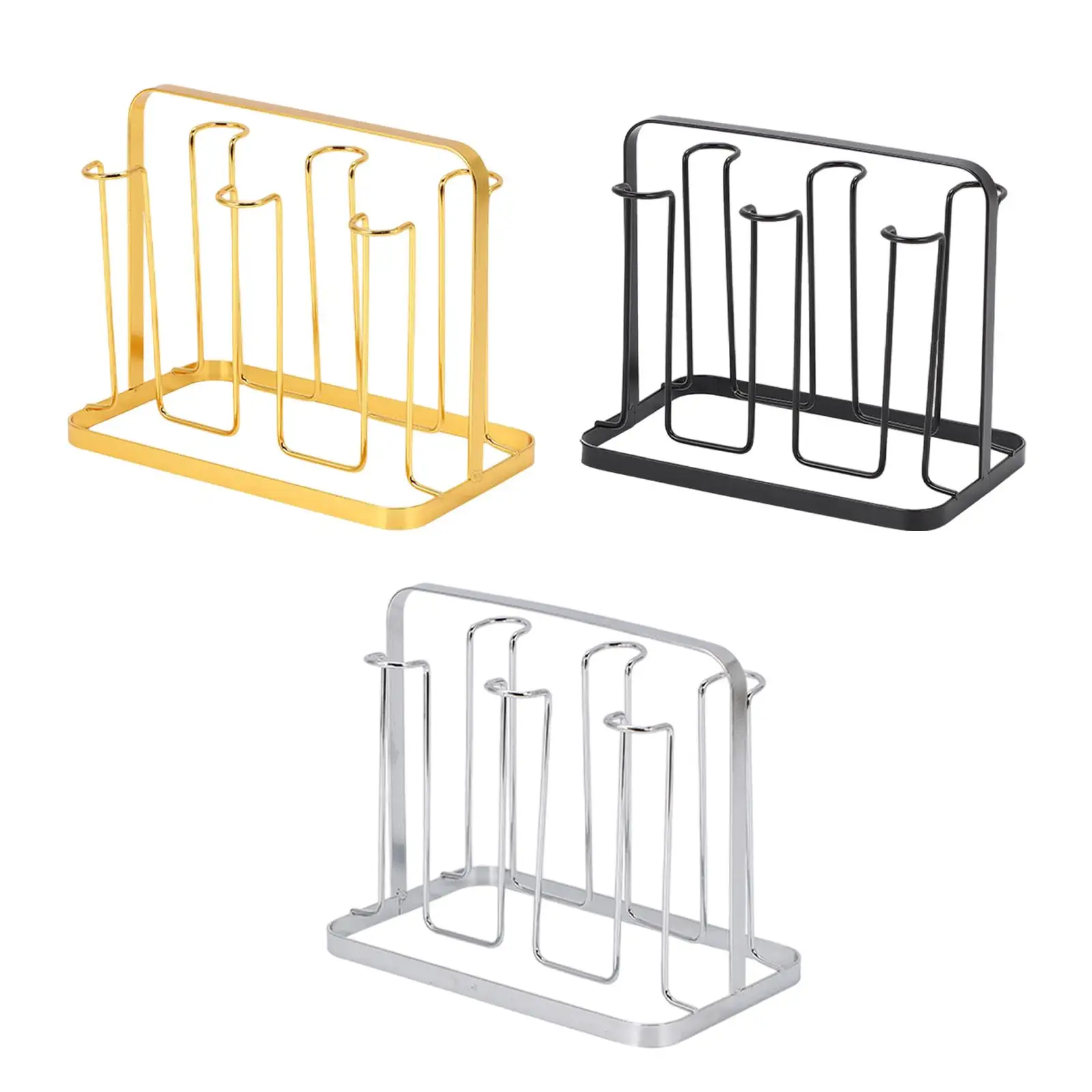

Glass Tumbler Organizer Cup Drying Rack for Bottles Office Coffee Mugs