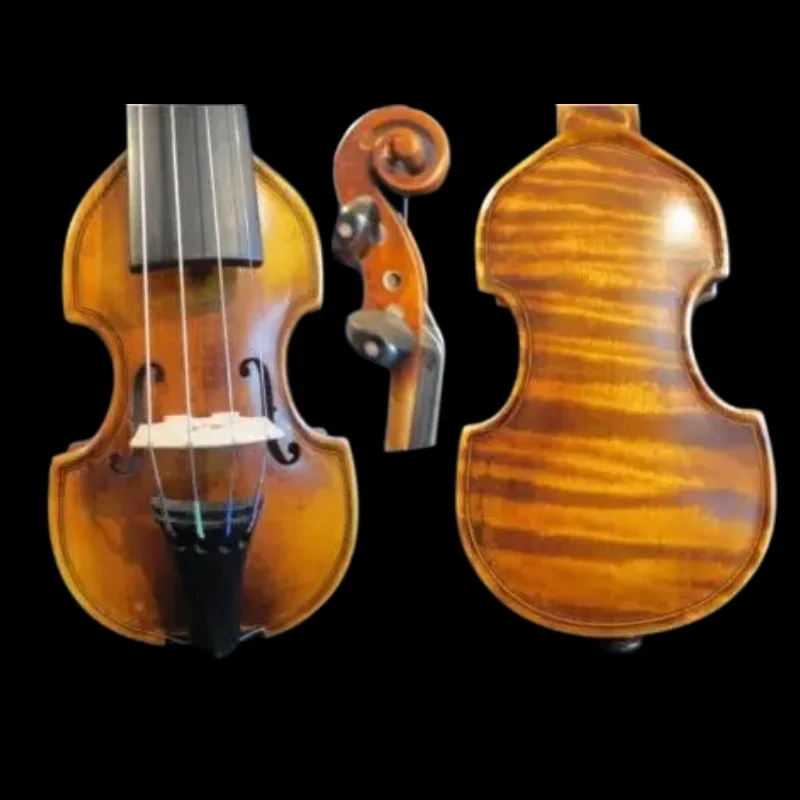 

Rare special and nice tiny pocket violin small violin body #12232