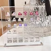 36/64/100 Grids Desk Organizer Acrylic Seashell Display Box with Magnets Starfishs Trinket Storage Case for Bead Nail Jewelry 3