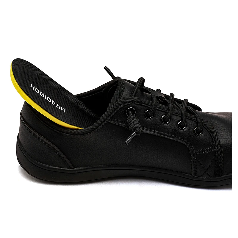 Unisex Barefoot Minimalist Leather Sneakers Fashion Slip On Shoes Leather Sneakers Leather Shoes