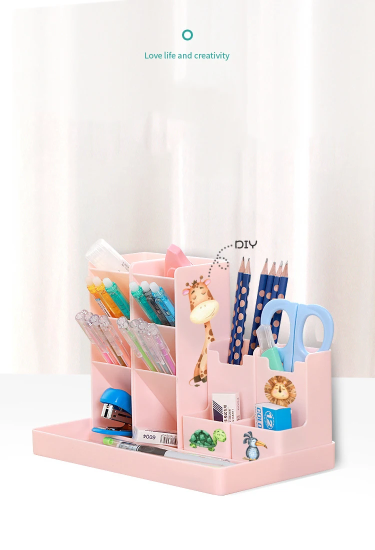 Pot à Crayons Astronaute - Boîte De Rangement Bureau Enfant, Déco Fun, Dimensions 10,5x10x7 Cm