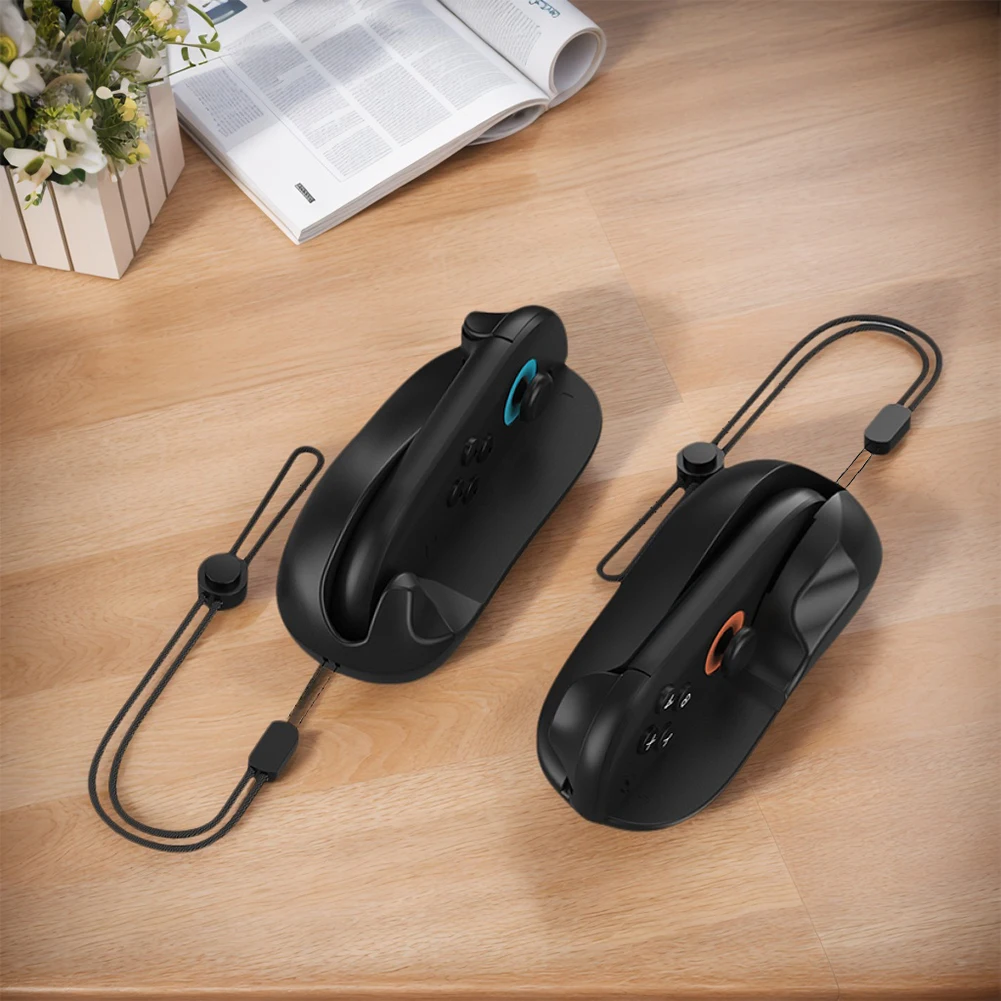 2Pcs Game Controller Mouse Base Ergonomic Left+Right Controller Bracket Stand Holder Wear Resist for NS2 Gmaing Accessories