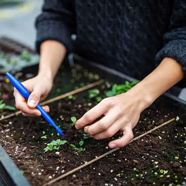 Palánta Tálcák | Ültetvényes Vetőmag -Tálcák, Csírázó Lefolyó Lyukakkal Újrahasznosítható Növény Termesztés Dugó Mini Szaporító Vetőmagokhoz - Image 5