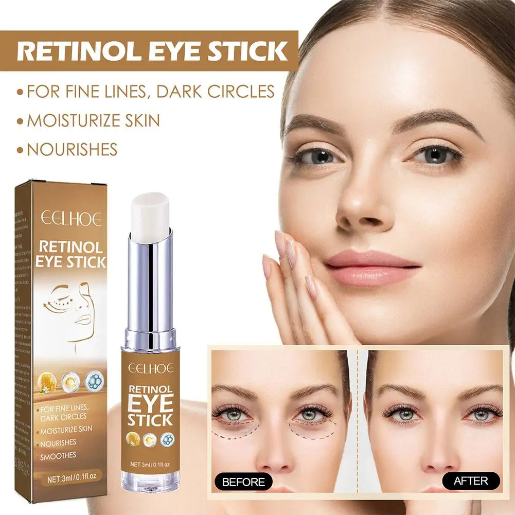 

Retinol Anti Wrinkle Eye Cream Stick Reduce Fine Lines Skin Repair Feet Care Aging Acid Smooth Anti Hyaluronic Crow's Remov I6O0