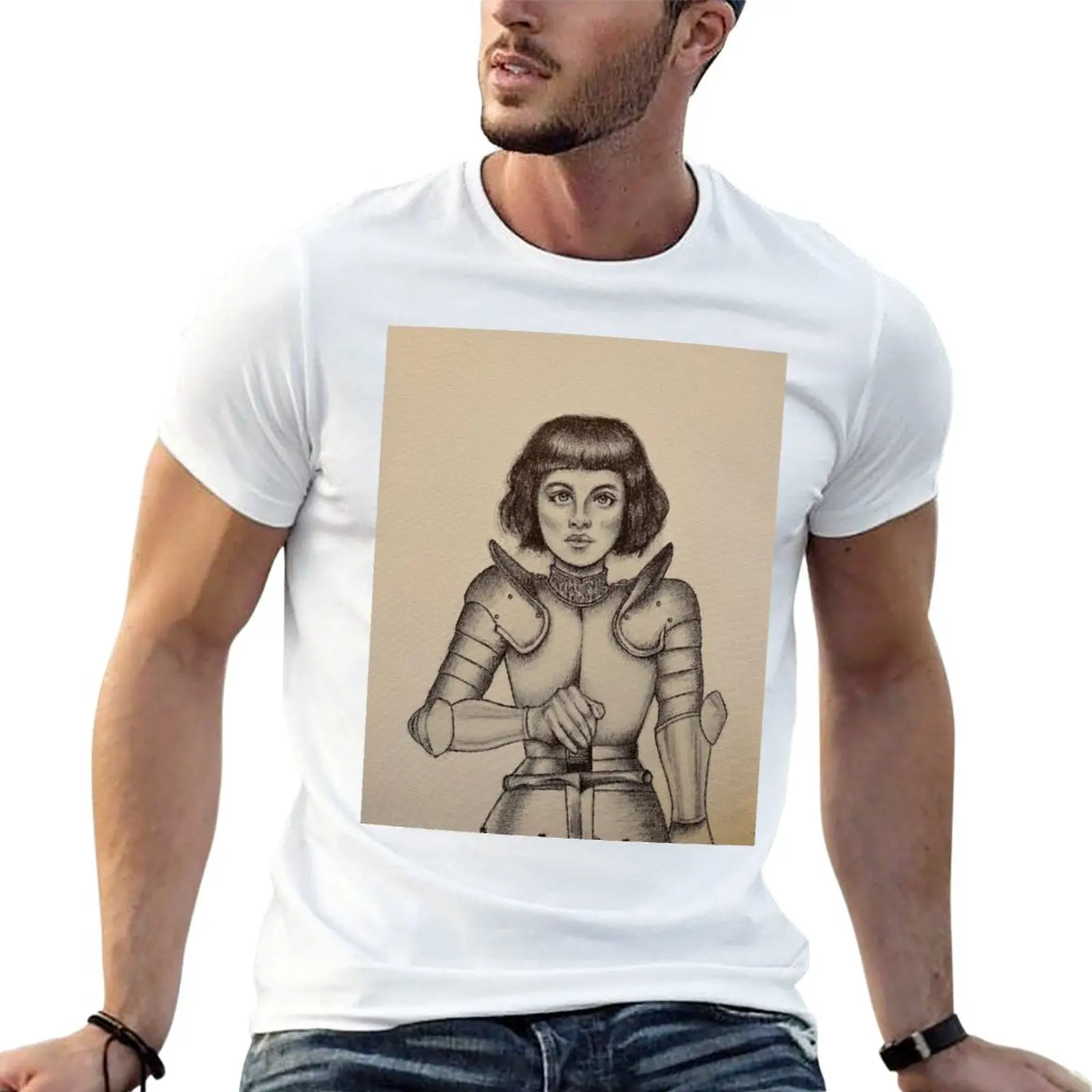 

New Joan of Art T-Shirt shirts graphic tees tops graphic t shirt heavyweight t shirts mens cotton t shirts