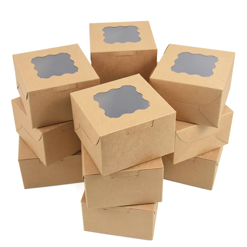 FINALLY! Kraft Window Boxes That Make Your Bakery Sales EXPLODE | Wedding & Party E... - SKU KPBB1745 - UGI Packaging