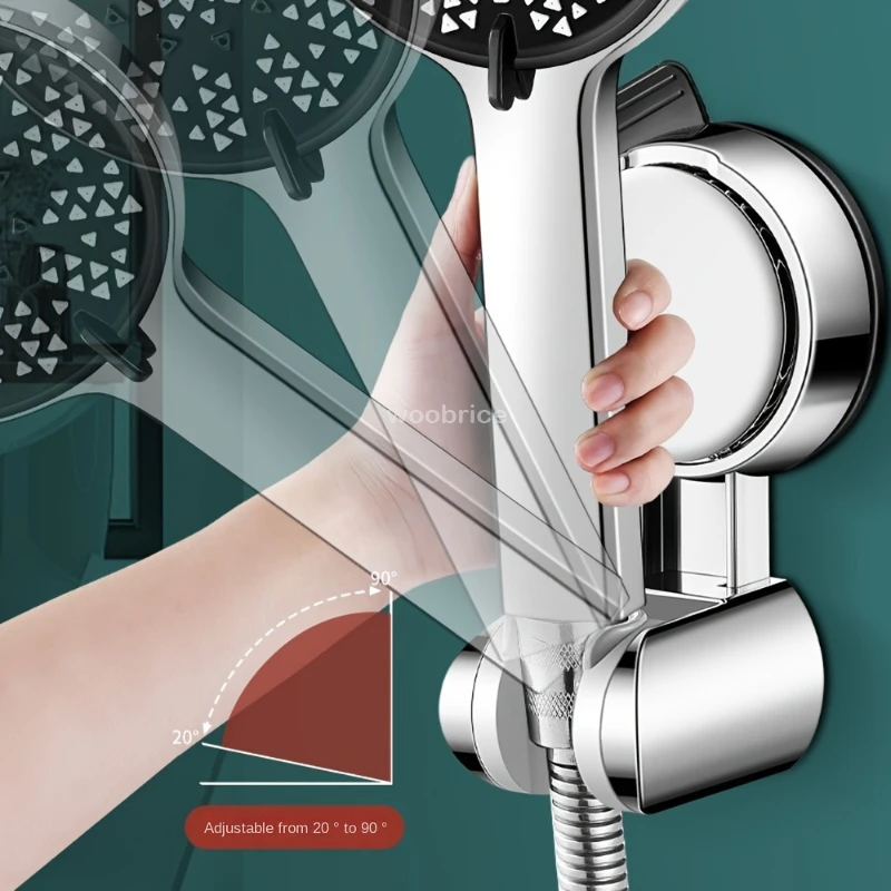 Shower Holder Bath Shower Support Mural Douche Suction Cup Adjustable Handheld Wall Mounted