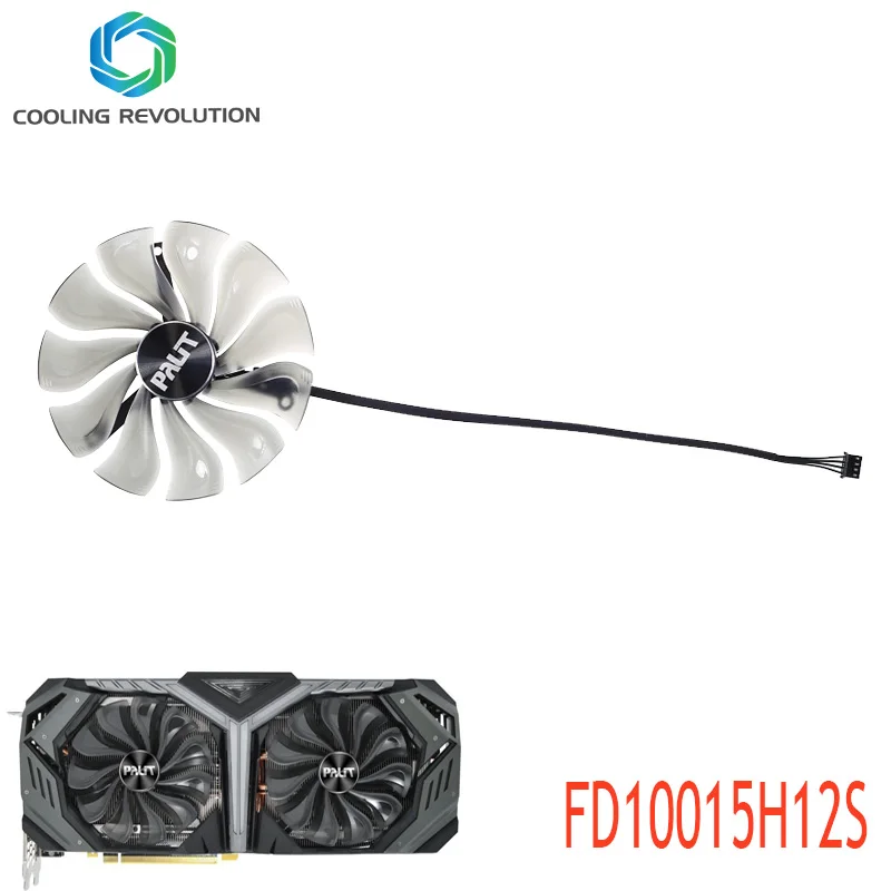 Ventilador de Refrigeração Gráfica para Palit Super Jetstream Gaa8s2u Fd10015h12s Dc12v 0.55amp Rtx 2060 2070 2080 - Imagem 3