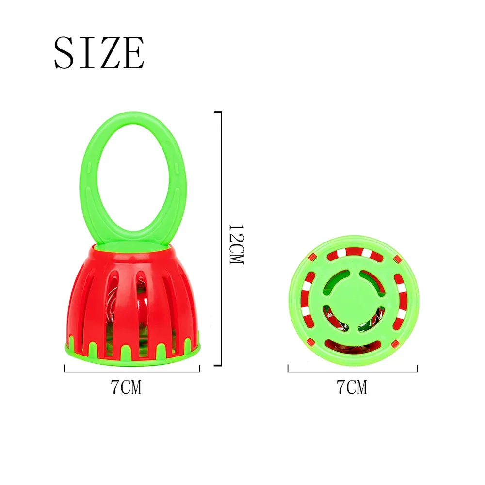 M MBAT Hand Cage Bells Bell Drums Children's Music Toys Rattles Children's Music Early Learning Toys Percussion Instruments