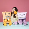 Creative Lucky Bats Plush Toys Smiling Face Soft Doll Pillow Stuffed kawaii Dark Elf Cute Bat Plush Toys for Children Kids 2