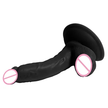 Small Realistic Dildo with Suction Cup Non Vibration Women Dildo G-spot Anal Sex Toy Flexible Penis Lesbian Long Soft Butt Plug 6